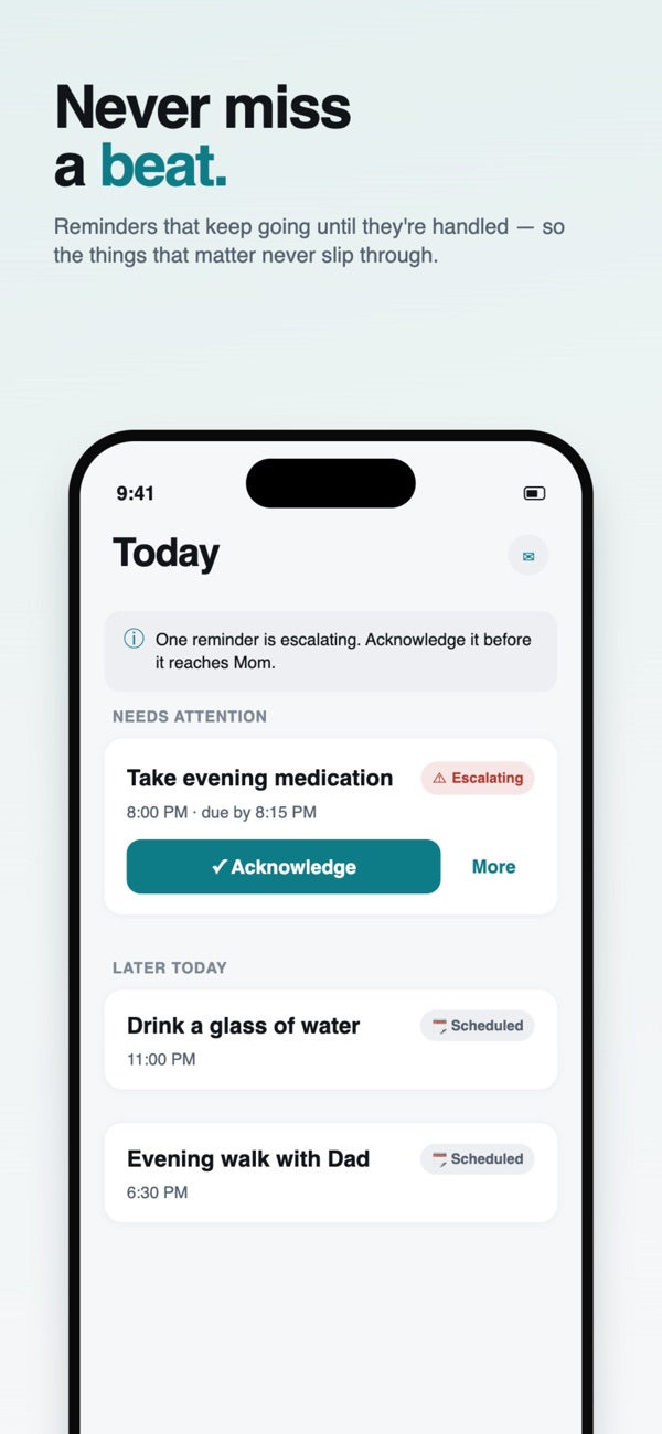 RemindRelay App Store screenshot